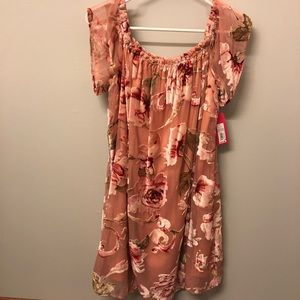 Pink Floral Dress